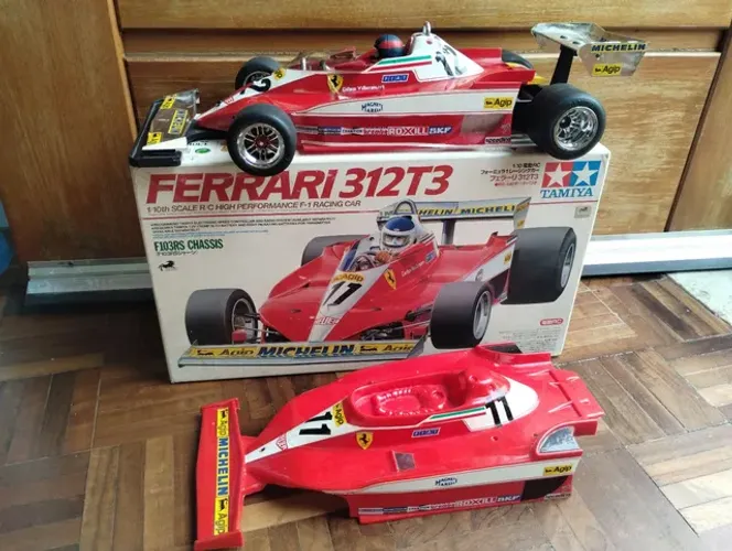 Automodelo Tamiya Ferrari 312 T3 chassi F103RS