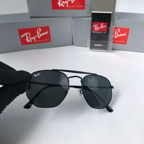 Óculos Ray ban Marshal black clássico lentes de cristal