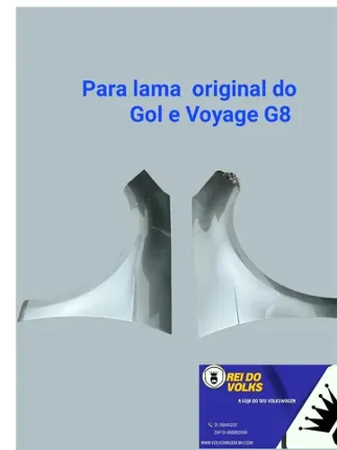 Para-lama Original do Gol e Voyage G8