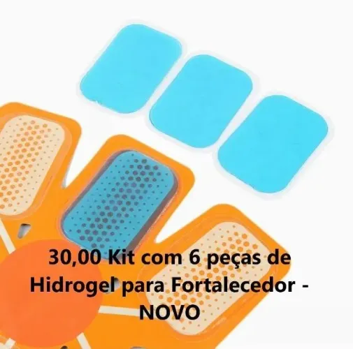 Kit com 6 peças de Hidrogel para Fortalecedor - NOVO