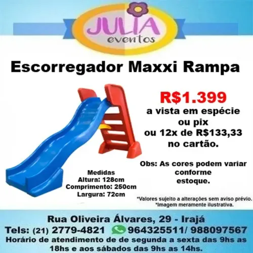 Escorregador Maxxi Rampa Infantil