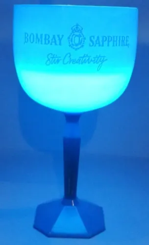 Kit 06 Taças Bombay Sapphire em Acrílico Azul - Nova Iguaçu