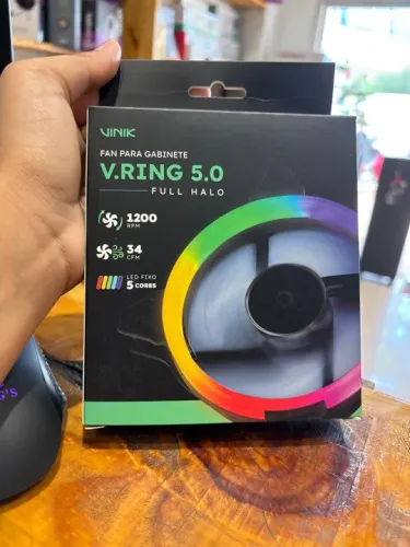 Fan Cooler V.Ring 5.0 Full Halo 1200 RPM - LED Fixo 5 Cores