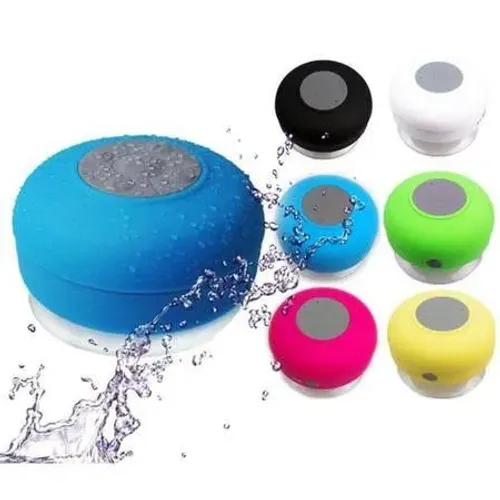 Caixa de Som Banheiro com Ventosa BTS-06 Bluetooth 3.0+EDR Recarregável