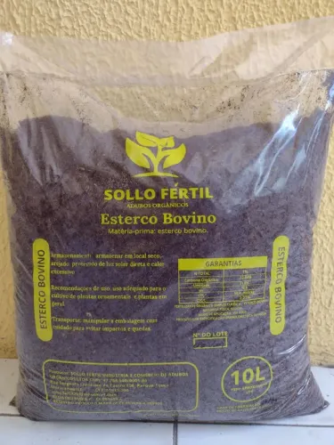 Esterco bovino curtido 