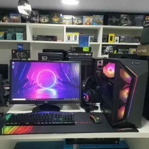 PC Gamer Novo + Monitor 24pl intel core i5 + RTX 3060 1 ano de garantia e em até 12x