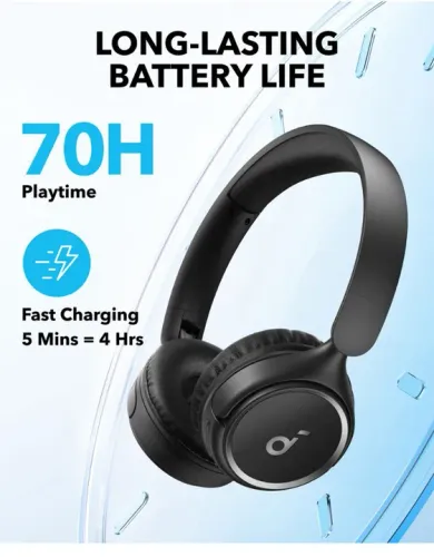 Headphone anker h30i Bluetooth 5.3 novo original
