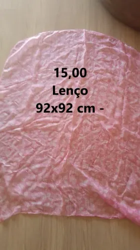 Lenço 92x92 cm - NOVO
