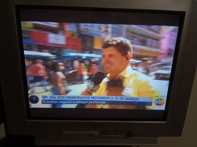 TV SONY TRINITRON TELA PLANA 25 PL