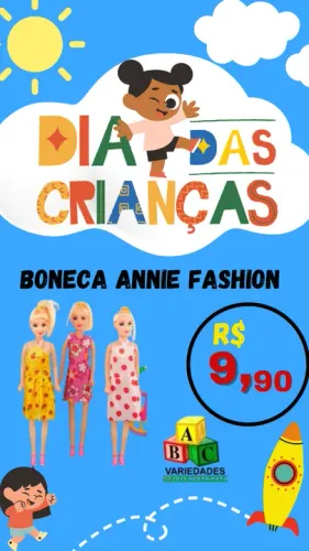 BONECA ANNIE FASHION