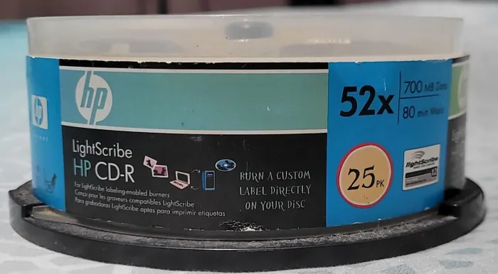 Cd-r gravável Hp LightScribe 