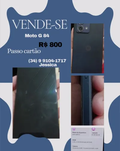 VENDE-SE moto g84 
