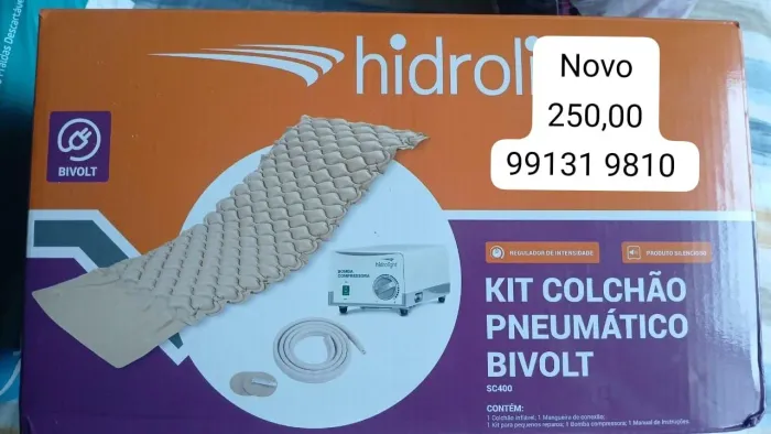 colchão pneumático bivolt Hidrol