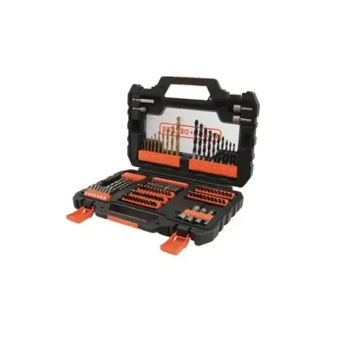 Jogo de brocas e bits black decker c/104pcs de titanio - Black & Decker