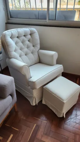 Poltrona balanço giratória amamentação Dolce Spazio