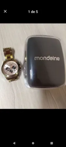 Relógio analógico feminino mondaine