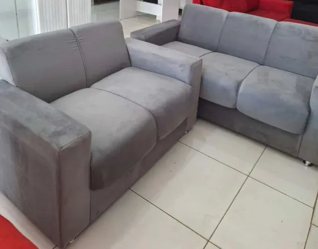 Sofá dois e três lugares novos e lacrado à pronta-entrega 