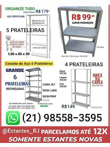 Estantes de Aço