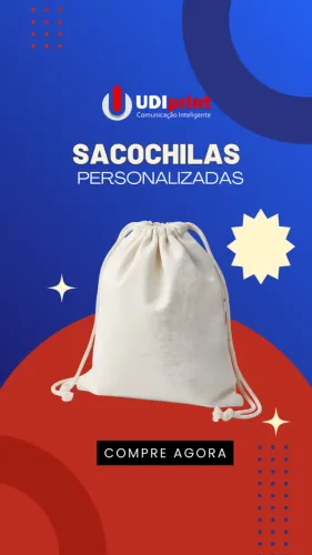 Sacochila personalizada 