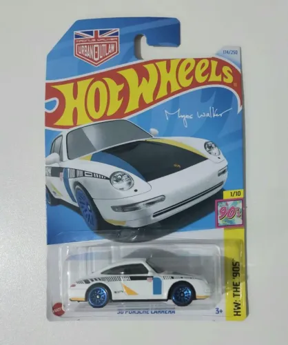 Hot Wheels Porsche 911 Carrera - Urban Outlaw novo mattel 174/250 The 90s