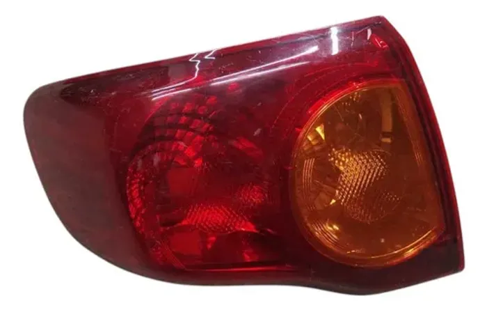 Lanterna Corolla 2009 2010 2012 Traseira Esquerda Detalhe Esquerdo/motorista Vermelho
