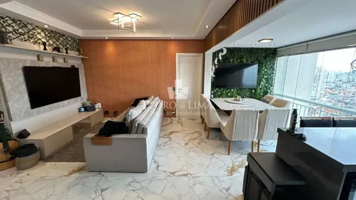 Apartamento 98m², 3 quartos, 1 suíte, 2 vagas Condomínio Lugano Club Vila Carrão. Condomín