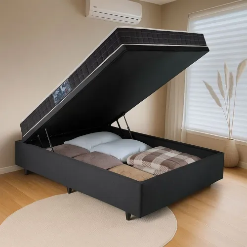 Queima de estoque cama baú colchão novo Garantia entrega hoje
