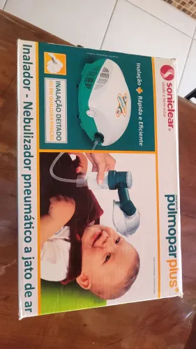 Inalador Nebulizador Pneumático a Jato de Ar Pulmopar Plus
