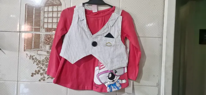 Blusa e Colete Lilica Ripilica tam 12 e 18 NOVA