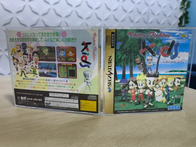 Jogo Viatua Fighter Kids original japonês Sega Saturno