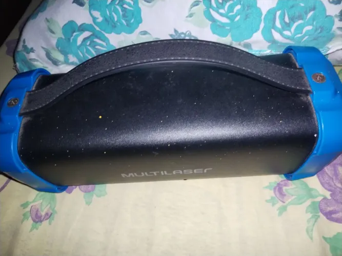 passo uma caixa de som