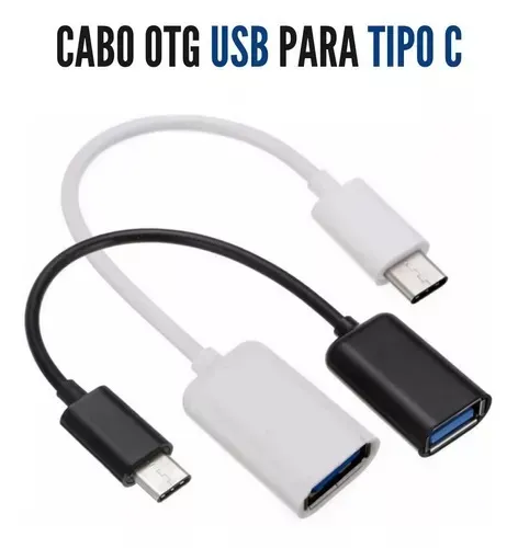 Adaptador Otg Tipo C Pen Drive Cabo Usb Celular Type C