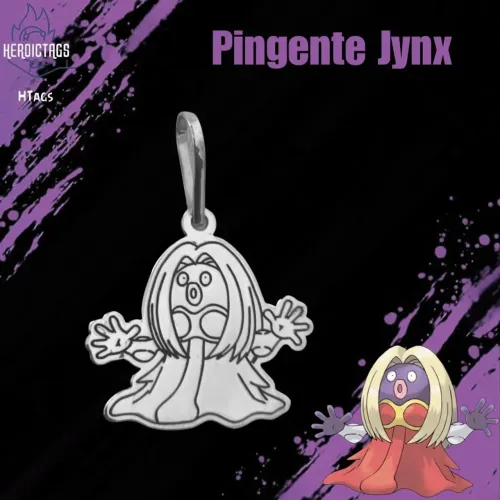 Pingente de Prata Jynx - Pokémon