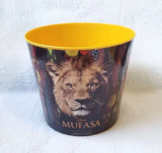 Balde de Pipoca Mufasa - O Rei Leão