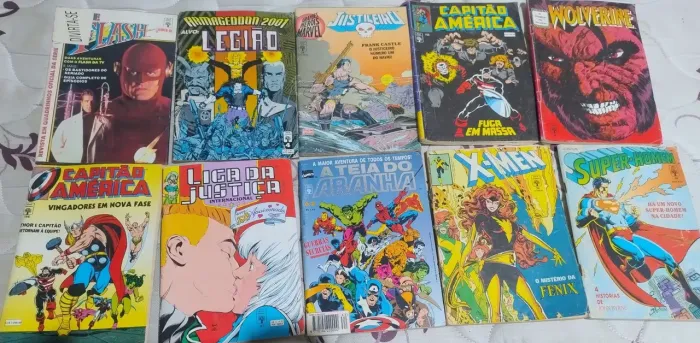 Coleção de Quadrinhos Clássicos Marvel e DC