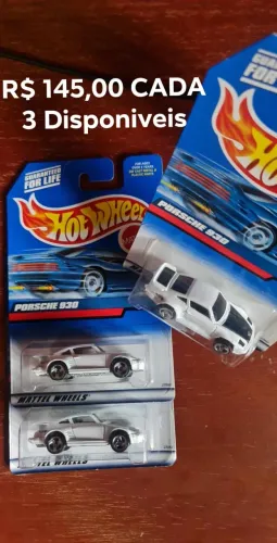 (3 DISPONIVEIS) Hot wheels porsche 930 - 1/64 Main Line