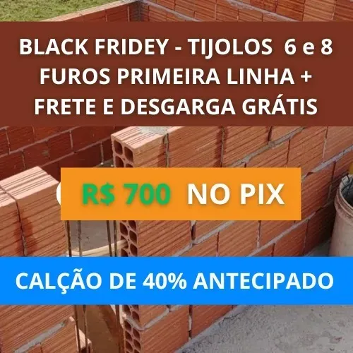 Olaria em Guarulhos ? Tijolo Baiano 6 e 8 Furos ?