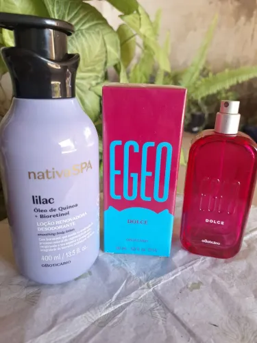 Egeo Dolce 90ml + Hidratante Nativa SPA Lilacl