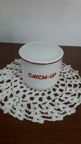 Pote de catchup vintage