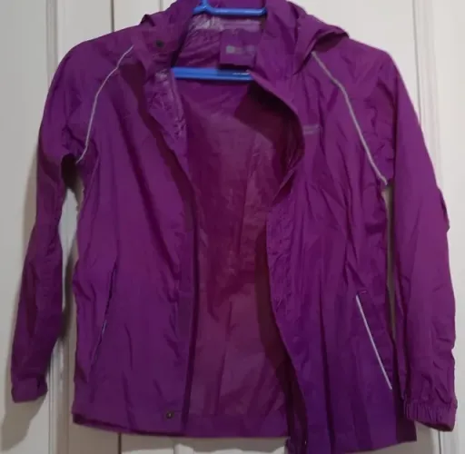 Casaco impermeável infantil roxo Mountain Warehouse