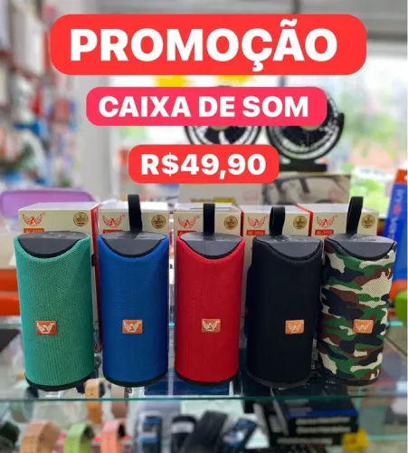 Caixa de Som Bluetooth Portátil - Promoção!