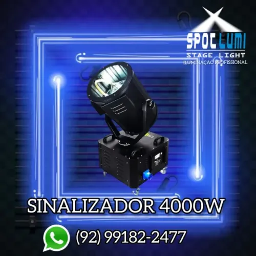 Alugo Sinalizador 4000w Iluminação profissional para eventos