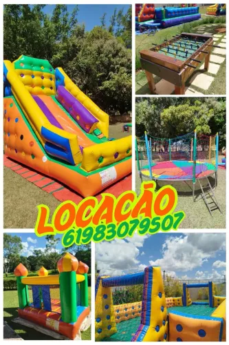 Algodão doce, Pipoca, Cama elástica Locação