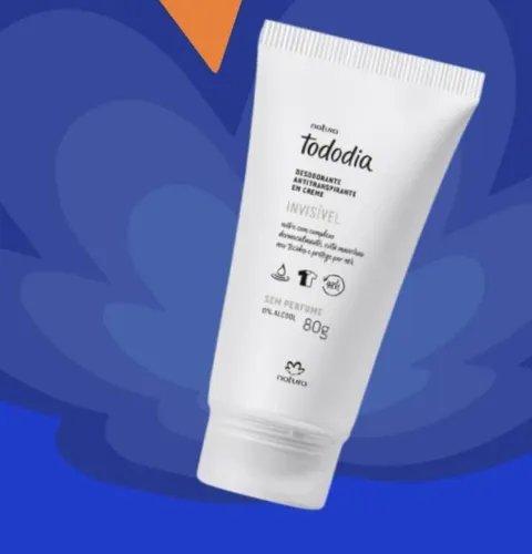 Natura Desodorante Sem Perfume Antitranspirante em Creme Tododia