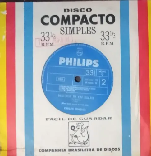 Disco do Carlos Gonzaga - Anos 50/60 - Philips - Raridade