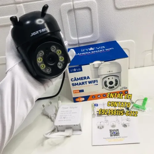 *Câmera Wi-Fi Full Color Smart - JT - 8160QJ Jortan*