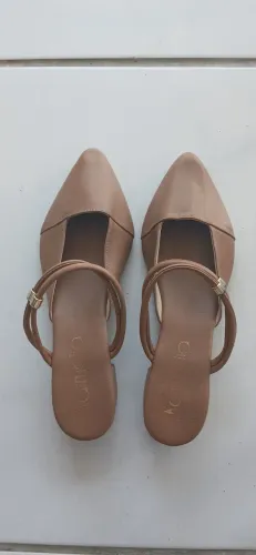 Sapatilha Mule Caramelo