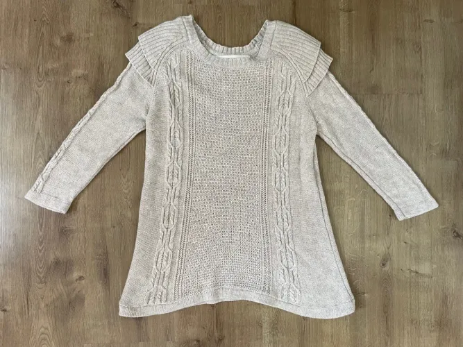 Suéter Tricot areia PP da Zara
