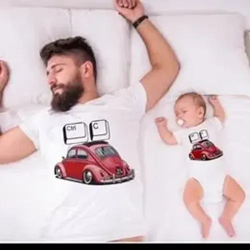 Camiseta masculina tal pai tal filho NOVA