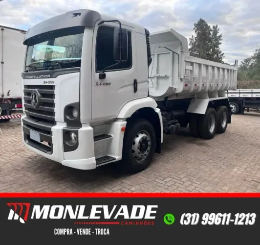 Caminhao VW 24250 Constellation - Ano 2008 - C/ Caçamba Truck